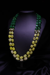 Dual Tones Stones Necklace