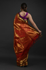 Red Silk Saree_DSC5695