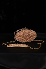 Oval Nude Beige ClutchIMG_1979