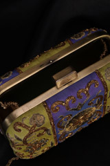 Royal Blue And Green clutchIMG_1772