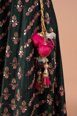 Bottle Green  LehengaDSC08490