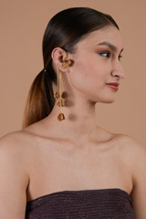 Red Cascade Ear Cuffs_DTR3723