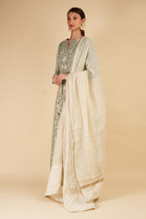 Ivory And Powder Blue AnarkaliDSC00409