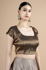 Princess Cut Brocade  BlouseDSC09684