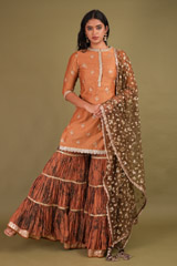 Brown Sharara SetDSC01853