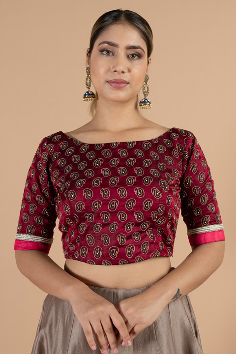 Maroon Blouse