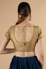 Jacquard Brocade Saree BlouseDSC06832