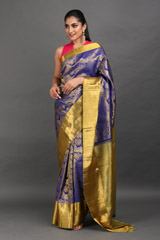 Blue Silk Saree