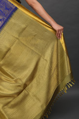 Blue Silk SareeIMG_7756