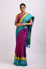 Purple Handwoven Saree2778_video