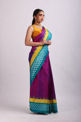 Purple Handwoven SareeIMG_7241