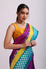 Purple Handwoven SareeIMG_7242