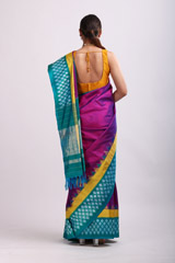 Purple Handwoven SareeIMG_7244