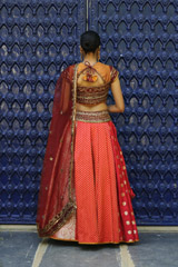 Red Banarasi LehengaIMG_3173