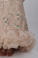 Eesome Ruffle Beige GownIMG_2762
