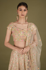 Blush Peach LehengaDSC02197