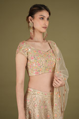 Blush Peach LehengaDSC02200