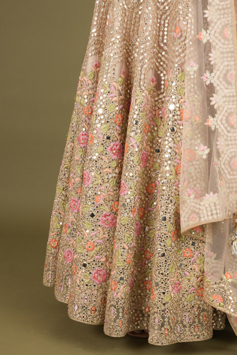 Blush Peach LehengaDSC02203
