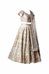 Green Foil Gota Lehenga2