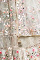 Green Foil Gota Lehenga7