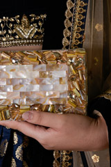 Champagne Crystal Mother Of Pearl Clutch_DTR3480