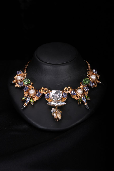 Multicolor Gold Necklace