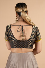 Black Brocade BlouseDSC07461