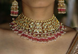 Pink Kundan Neckpiece Set2813(1)