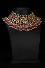 Pink Kundan Neckpiece SetIMG_9876