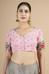 Pink Sequin BlouseDSC09556