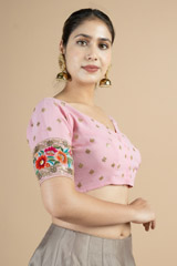 Pink Sequin BlouseDSC09559