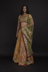 Orange Embellished Lehenga283_video