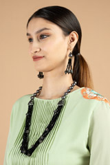 Black and Grey Necklace SetDSC09371