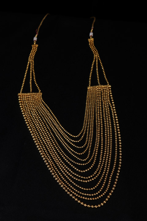 Golden String Necklace