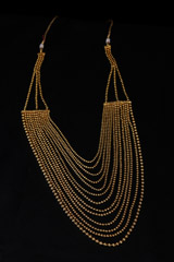 Golden String NecklaceIMG_0573