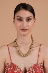 Golden Moti Neckpiece