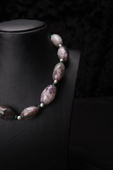 Big Oval Stone NecklaceIMG_7089