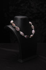 Big Oval Stone NecklaceIMG_7091