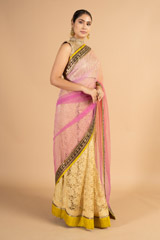 Pink Net SareeDSC00542