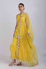Yellow Kurta Sharara SetIMG_3131