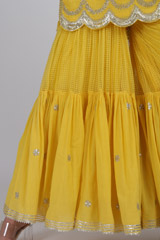 Yellow Kurta Sharara SetIMG_3144