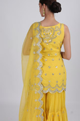 Yellow Kurta Sharara SetIMG_3148