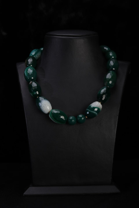 Green Oval Necklace