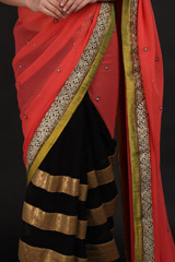 Red Embroidered SareeIMG_0992