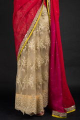 Red Embroidered Saree_DSC4603