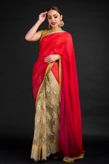 Red Embroidered Saree_DSC4604-Edit