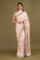 Resham Work On Satin SareeDSC01370