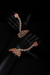 Pink and Gold Jodha Bridal SetIMG_0077