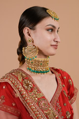 Golden Kundan Set_DTR3405