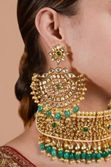 Golden Kundan Set_DTR3410